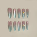 Lunar Breeze Frangipani Press-ons