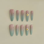 Lunar Breeze Frangipani Press-ons