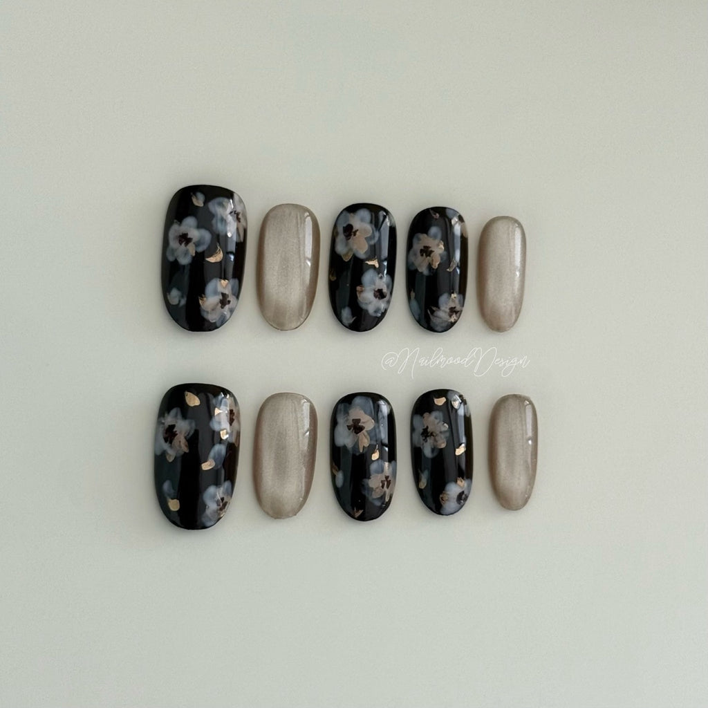 Wabi-Sabi Dahli press ons