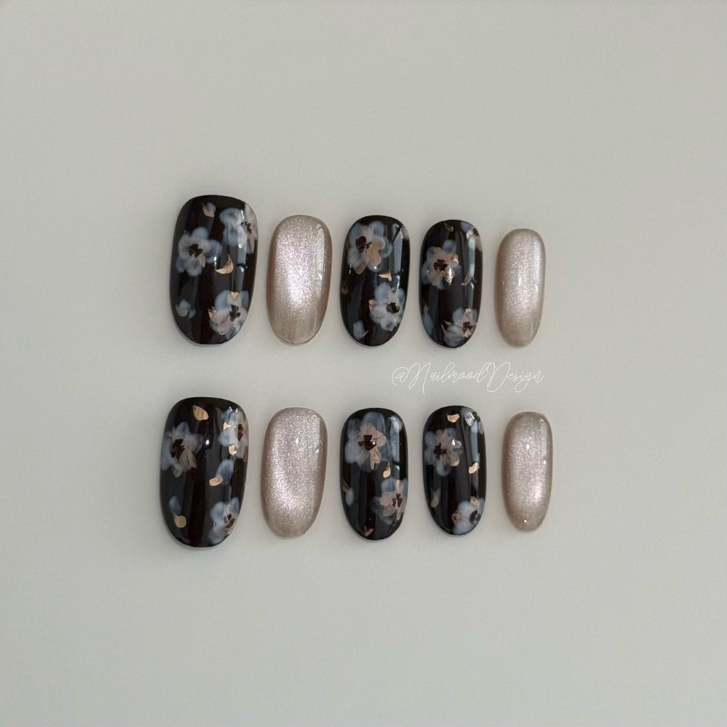 Wabi-Sabi Dahli press ons