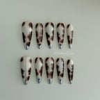 Ivory Swipe press-ons