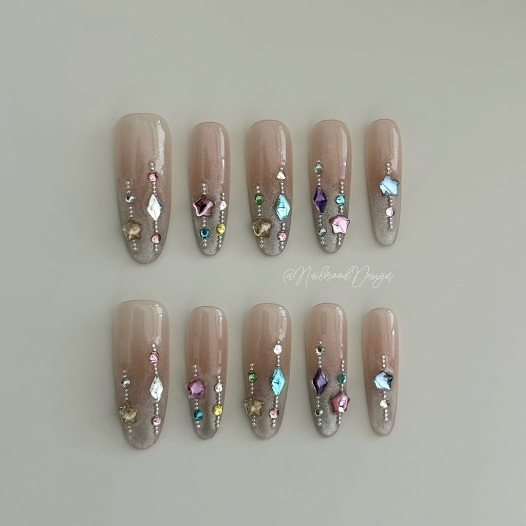 Gala Twinkle press-ons