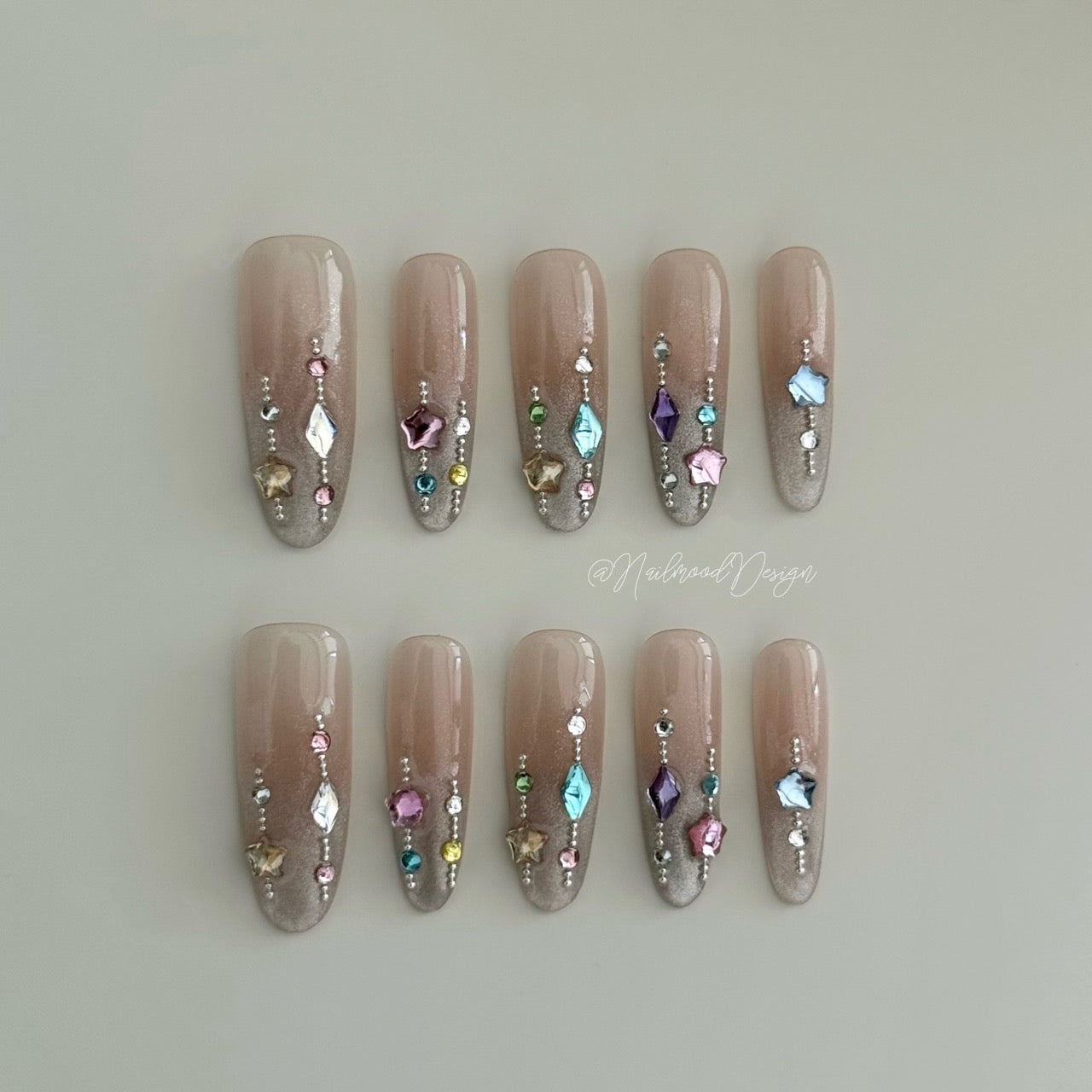 Gala Twinkle press-ons