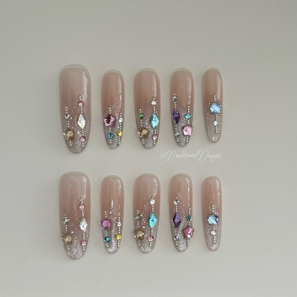 Gala Twinkle press-ons