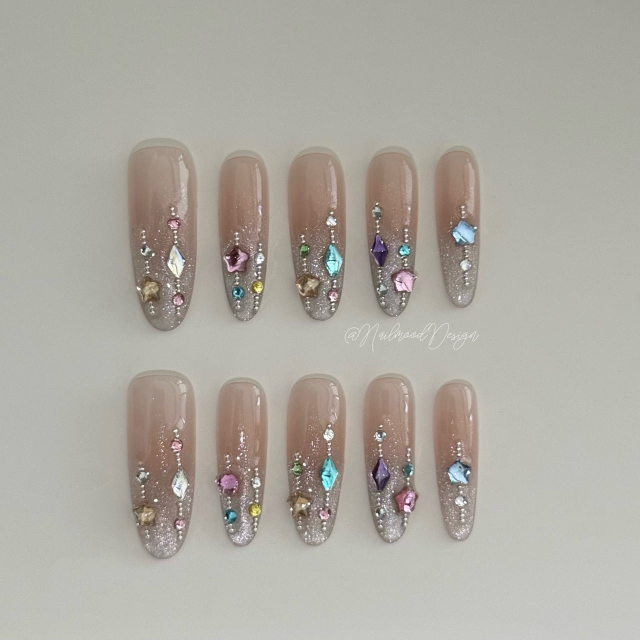 Gala Twinkle press-ons