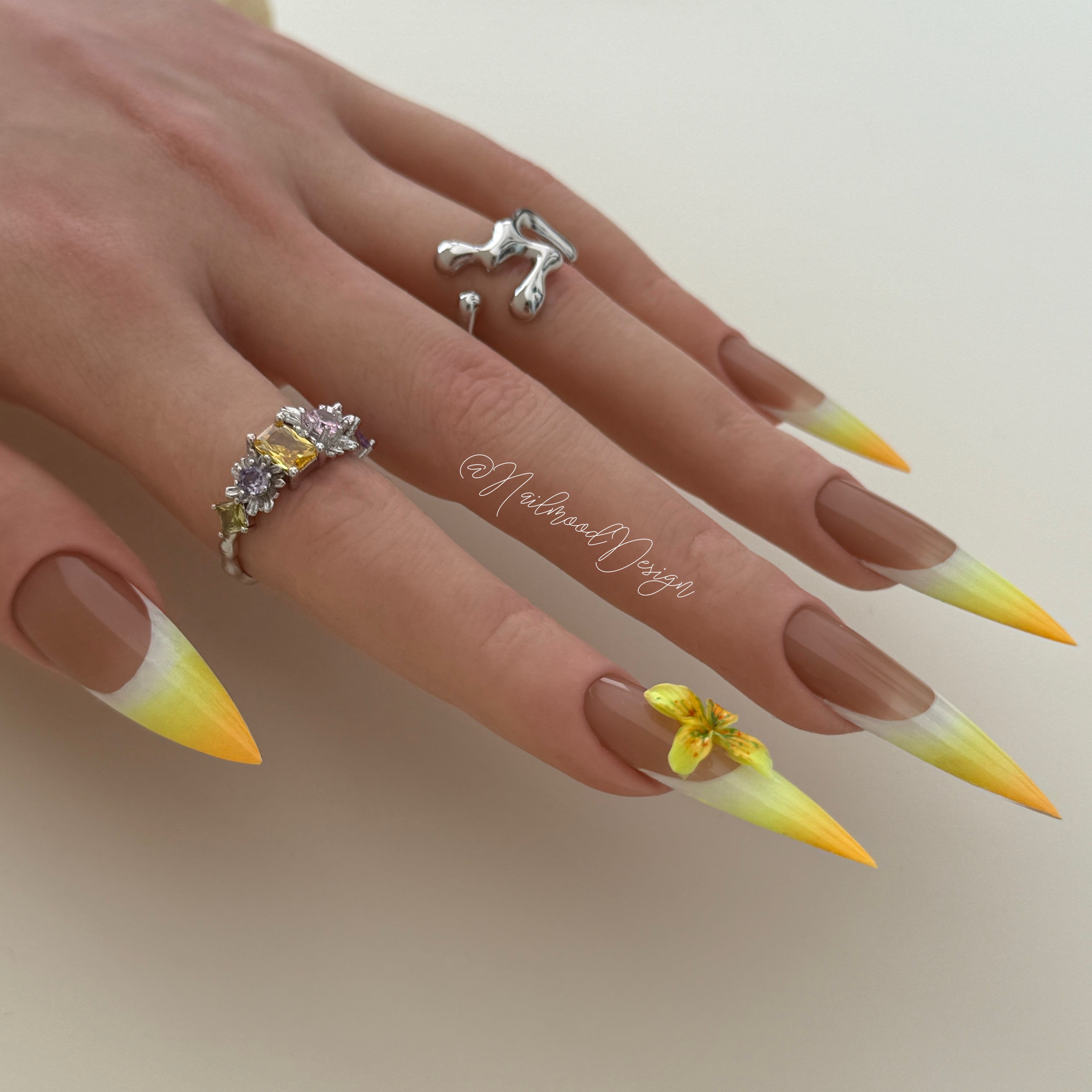 Neon Tropique Press-ons