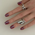 Velvet Wine Flash Press-On Nails