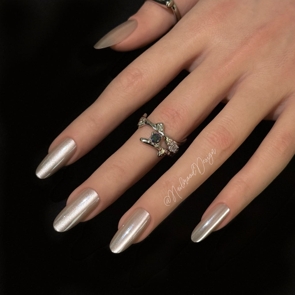 Nude Glow Press-ons Long Oral